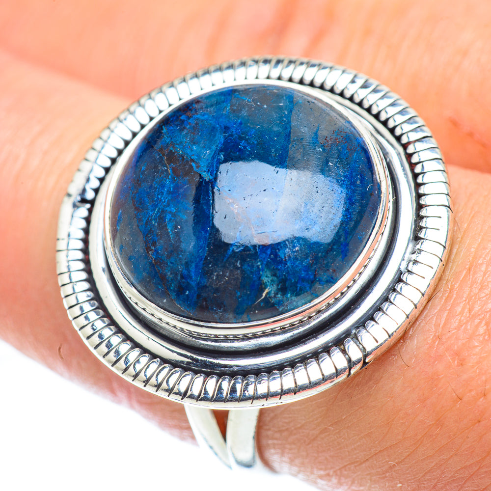 Chrysocolla In Quartz Rings handcrafted by Ana Silver Co - RING55510