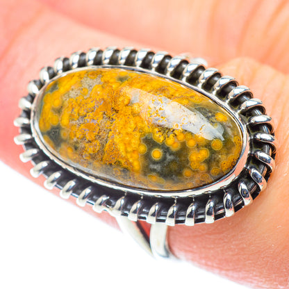Ocean Jasper Rings handcrafted by Ana Silver Co - RING55517