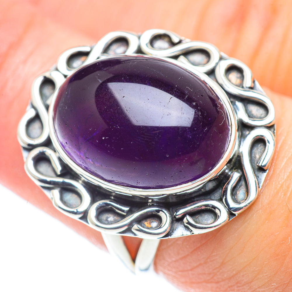 Amethyst Rings handcrafted by Ana Silver Co - RING55521