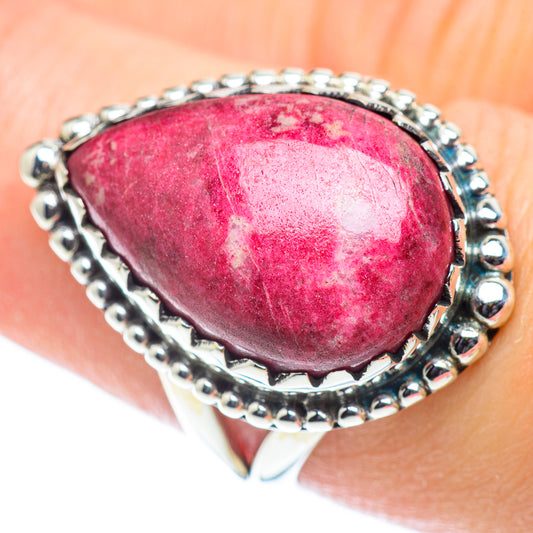 Thulite Rings handcrafted by Ana Silver Co - RING55557
