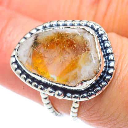 Citrine Rings handcrafted by Ana Silver Co - RING55604