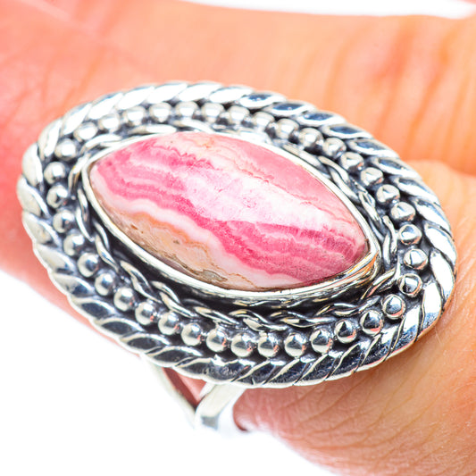 Rhodochrosite Rings handcrafted by Ana Silver Co - RING55605