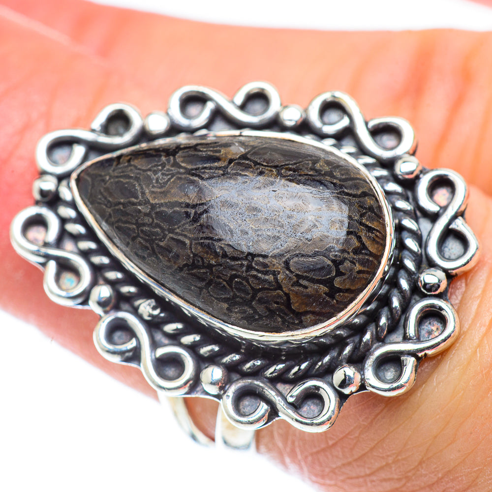 Dinosaur Bone Rings handcrafted by Ana Silver Co - RING55619