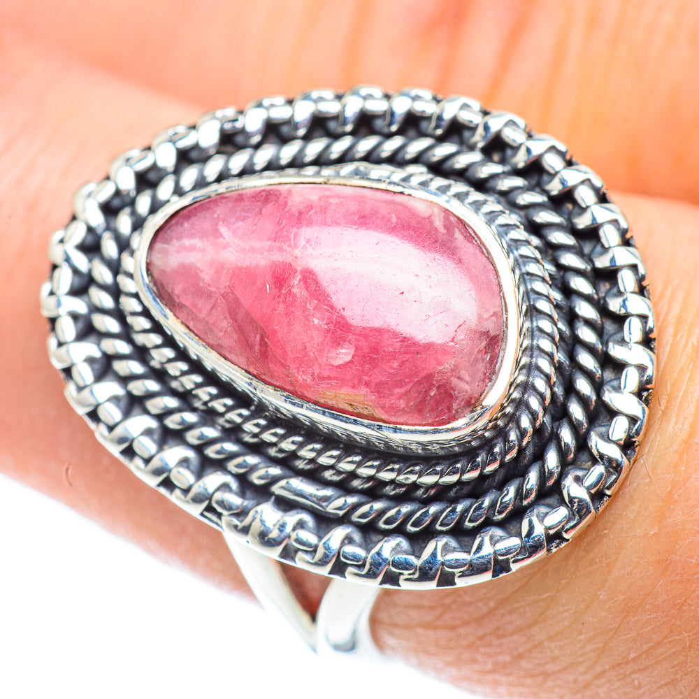Rhodochrosite Rings handcrafted by Ana Silver Co - RING55624