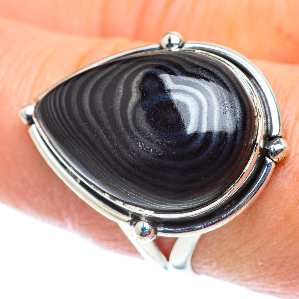 Psilomelane Rings handcrafted by Ana Silver Co - RING55626