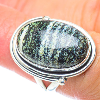 Lizard Jasper Rings handcrafted by Ana Silver Co - RING55639