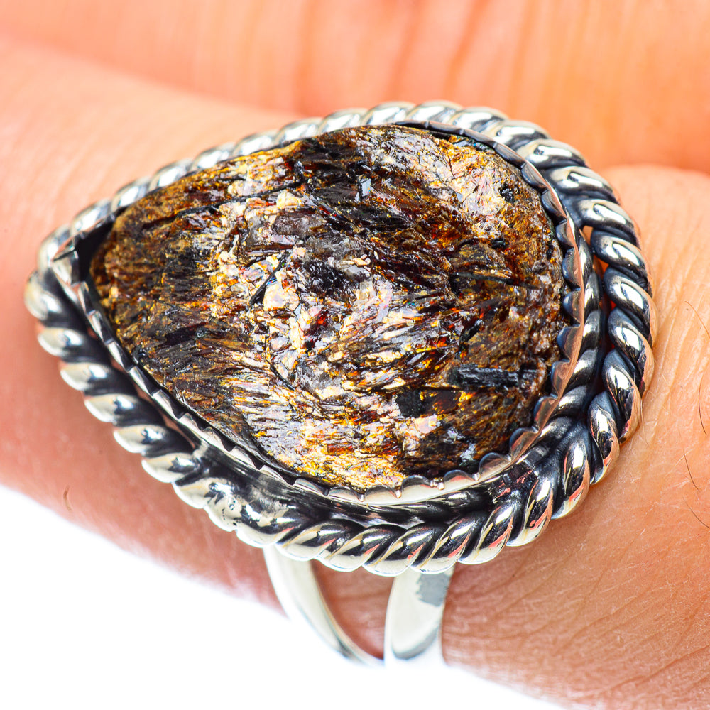 Astrophyllite Rings handcrafted by Ana Silver Co - RING55640
