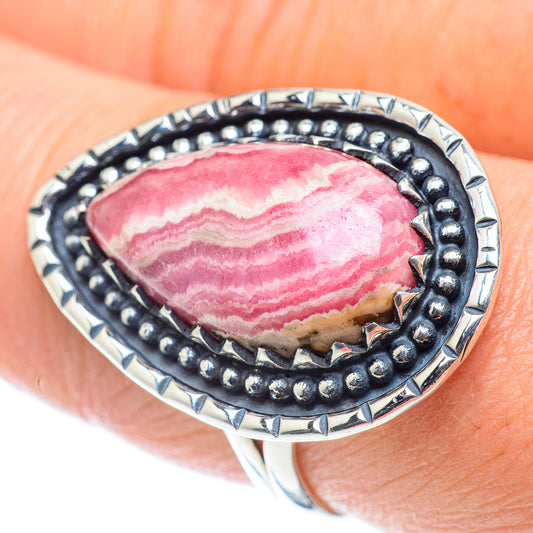 Rhodochrosite Rings handcrafted by Ana Silver Co - RING55648
