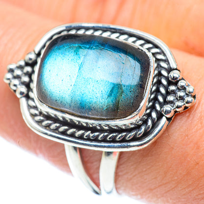 Labradorite Rings handcrafted by Ana Silver Co - RING55659