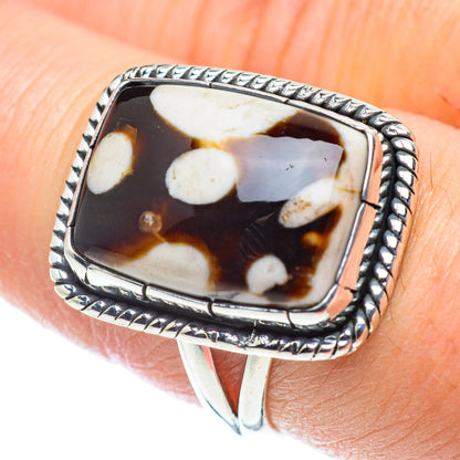 Peanut Wood Jasper Rings handcrafted by Ana Silver Co - RING55666