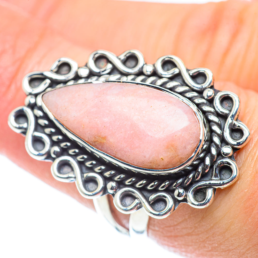 Pink Opal Rings handcrafted by Ana Silver Co - RING55671
