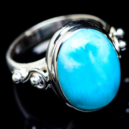 Larimar Rings handcrafted by Ana Silver Co - RING5567