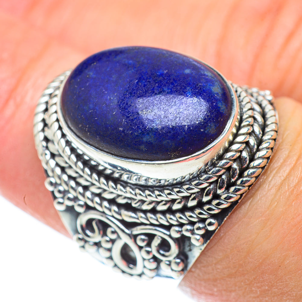 Lapis Lazuli Rings handcrafted by Ana Silver Co - RING55695