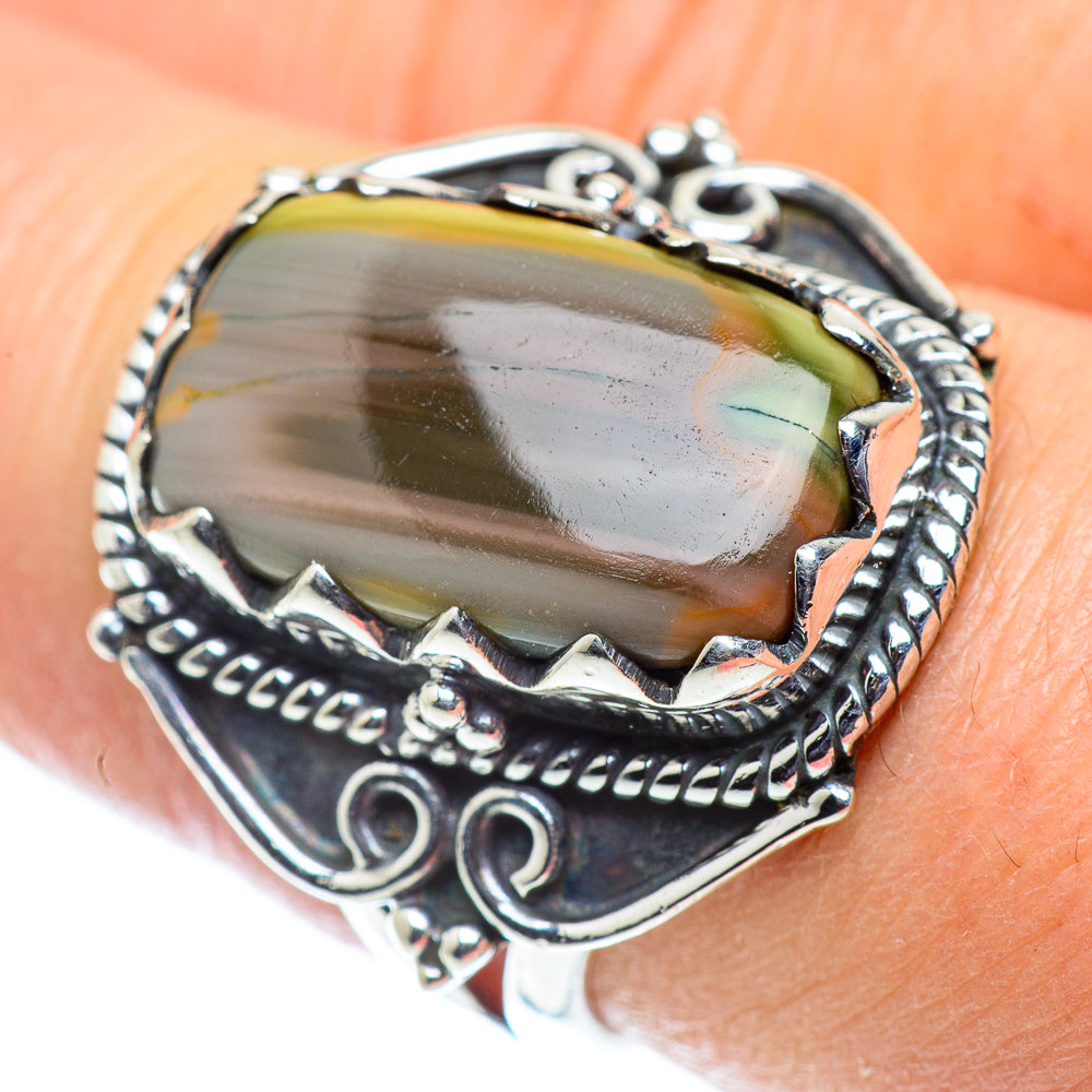 Willow Creek Jasper Rings handcrafted by Ana Silver Co - RING55707
