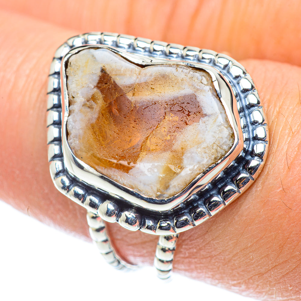 Citrine Rings handcrafted by Ana Silver Co - RING55708