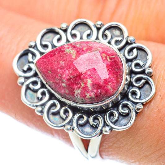 Thulite Rings handcrafted by Ana Silver Co - RING55711