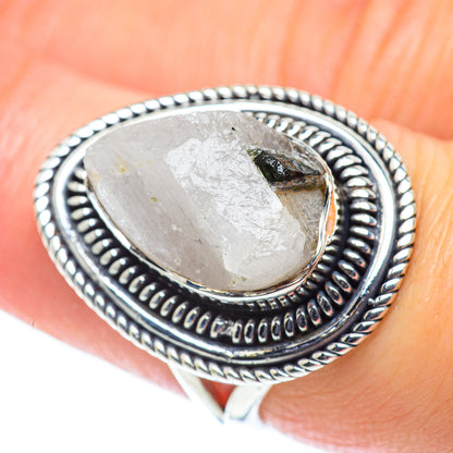 Rainbow Moonstone Rings handcrafted by Ana Silver Co - RING55718