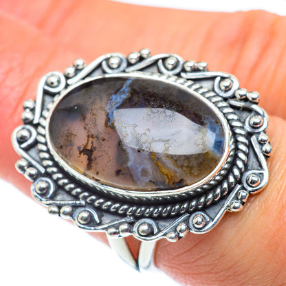 Dendritic Agate Rings handcrafted by Ana Silver Co - RING55730