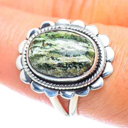 Lizard Jasper Rings handcrafted by Ana Silver Co - RING55764