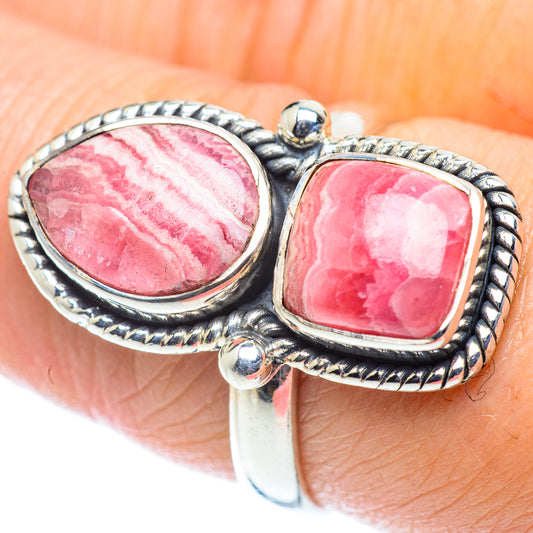 Rhodochrosite Rings handcrafted by Ana Silver Co - RING55771