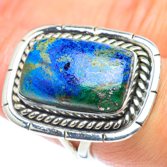Azurite Rings handcrafted by Ana Silver Co - RING55785