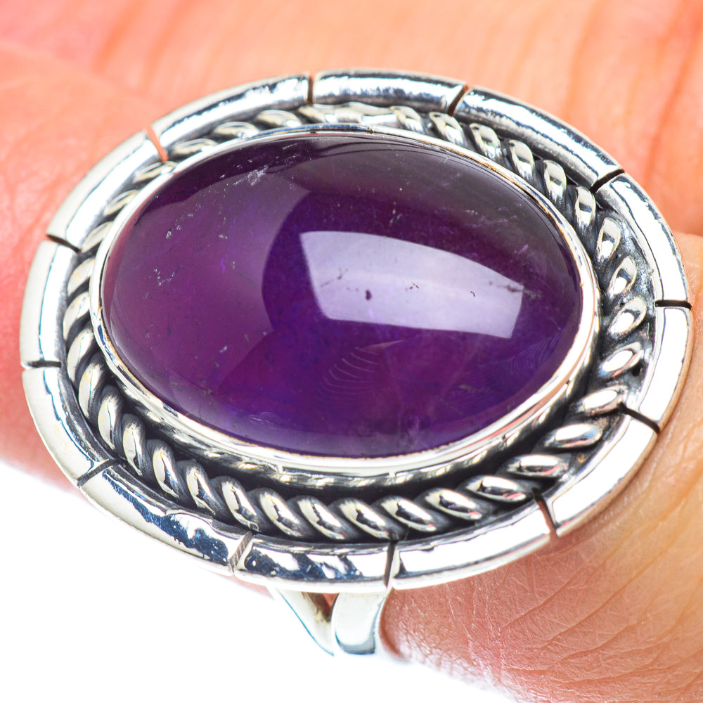 Amethyst Rings handcrafted by Ana Silver Co - RING55802