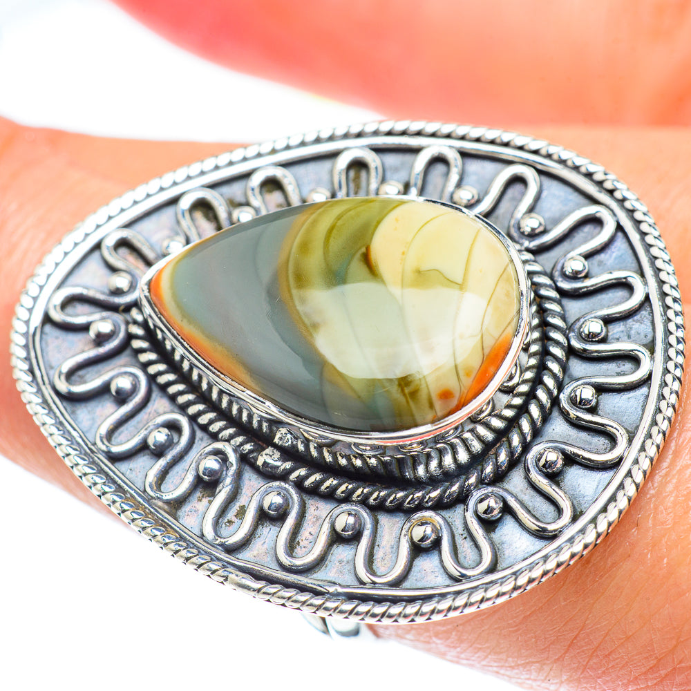 Willow Creek Jasper Rings handcrafted by Ana Silver Co - RING55808