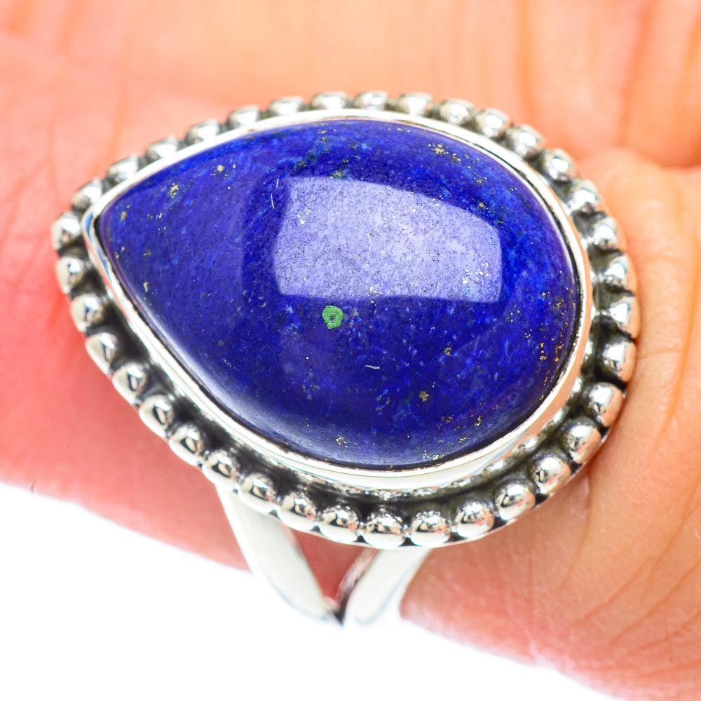 Lapis Lazuli Rings handcrafted by Ana Silver Co - RING55837