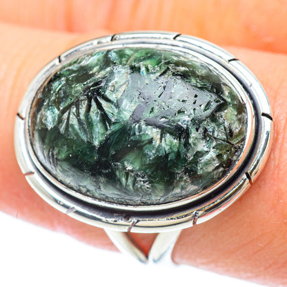 Seraphinite Rings handcrafted by Ana Silver Co - RING55839