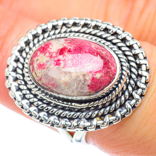 Thulite Rings handcrafted by Ana Silver Co - RING55851