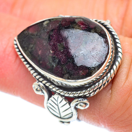 Russian Eudialyte Rings handcrafted by Ana Silver Co - RING55858