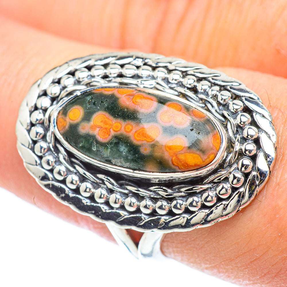 Ocean Jasper Rings handcrafted by Ana Silver Co - RING55867