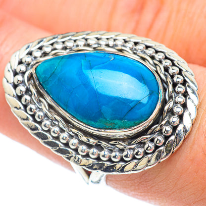 Chrysocolla Rings handcrafted by Ana Silver Co - RING55872