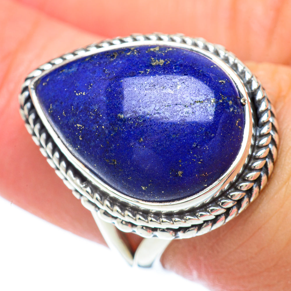 Lapis Lazuli Rings handcrafted by Ana Silver Co - RING55873