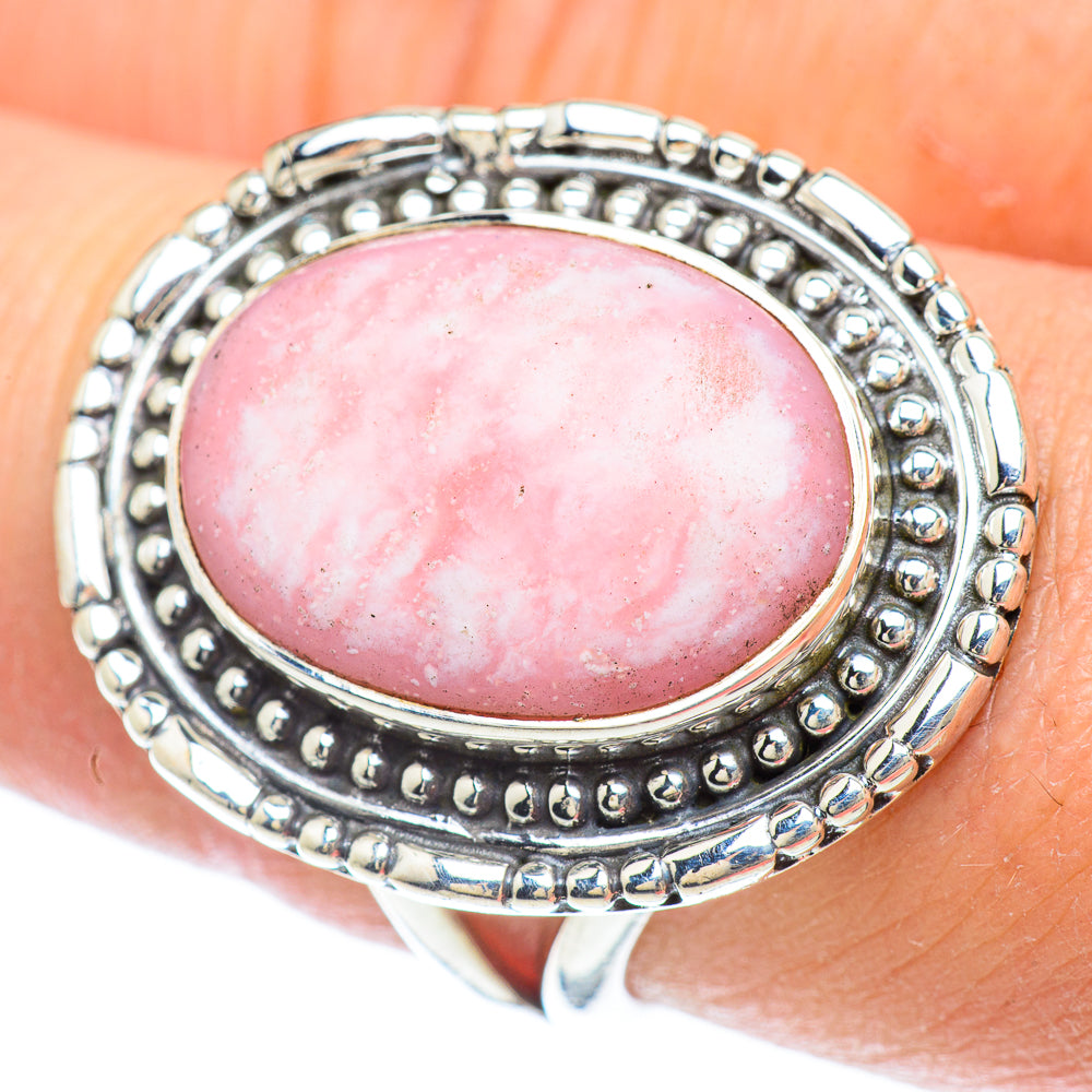 Pink Opal Rings handcrafted by Ana Silver Co - RING55890