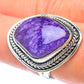 Charoite Rings handcrafted by Ana Silver Co - RING55896