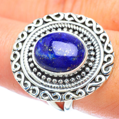 Lapis Lazuli Rings handcrafted by Ana Silver Co - RING55905