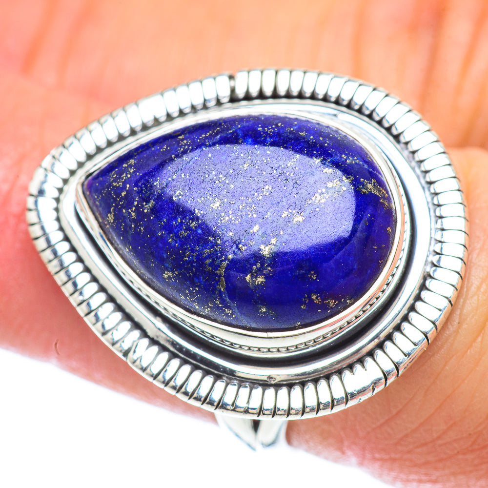 Lapis Lazuli Rings handcrafted by Ana Silver Co - RING55907