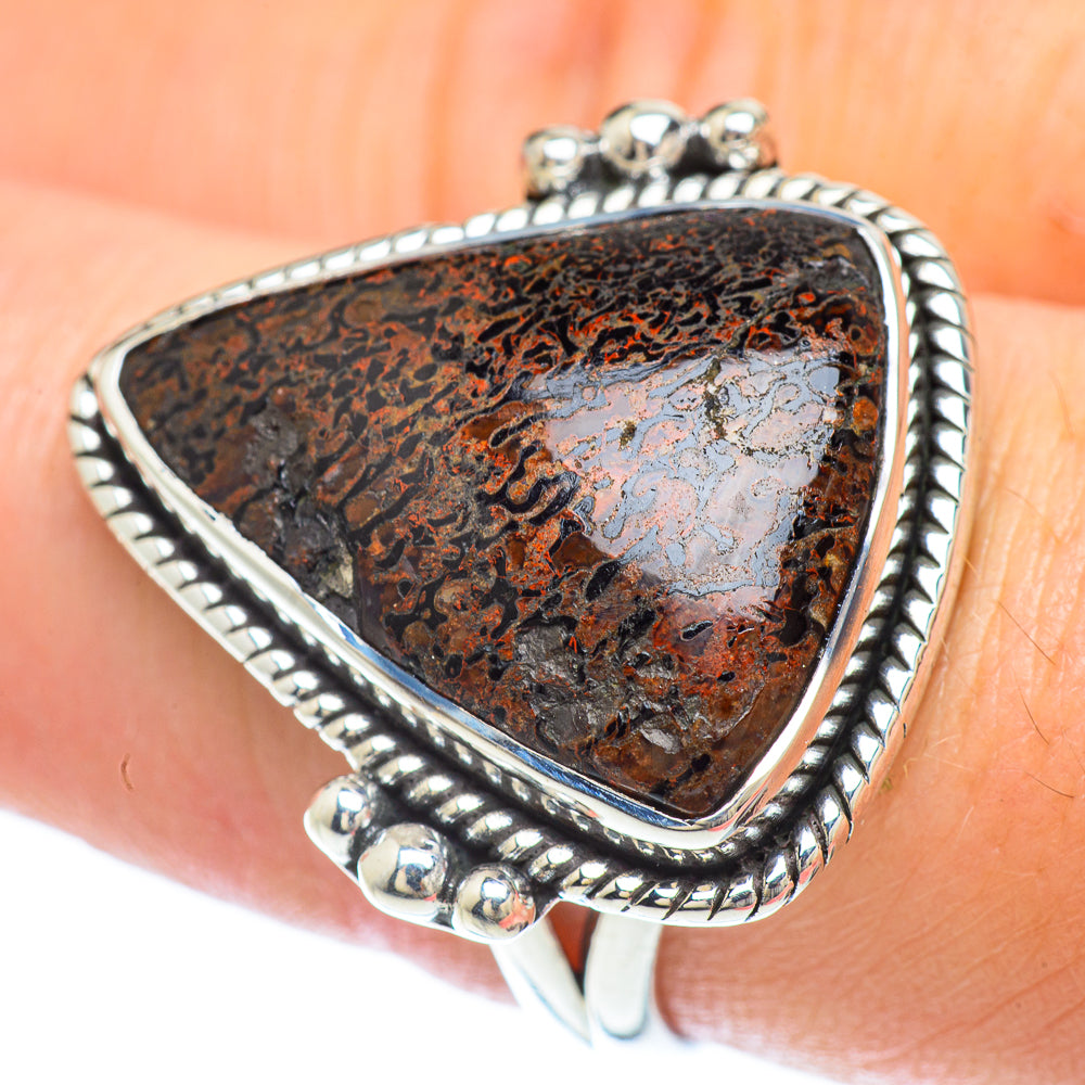 Dinosaur Bone Rings handcrafted by Ana Silver Co - RING55917