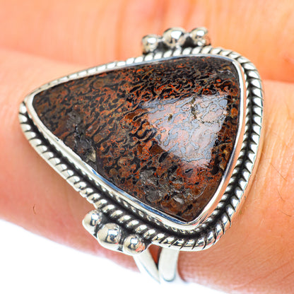 Dinosaur Bone Rings handcrafted by Ana Silver Co - RING55917