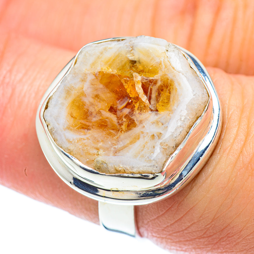 Citrine Rings handcrafted by Ana Silver Co - RING55919