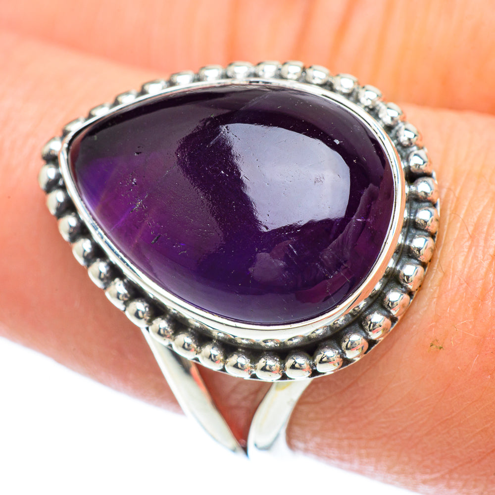 Amethyst Rings handcrafted by Ana Silver Co - RING55927