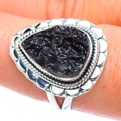 Tektite Rings handcrafted by Ana Silver Co - RING55930