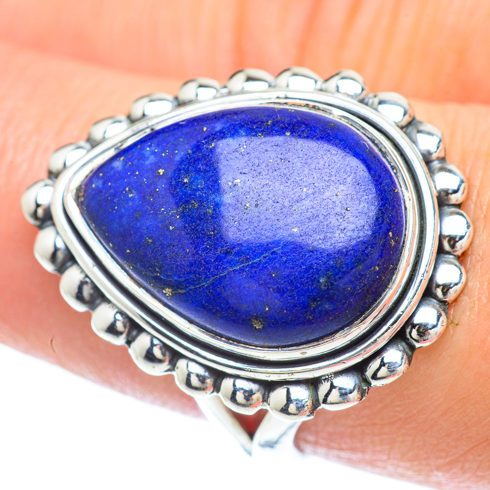 Lapis Lazuli Rings handcrafted by Ana Silver Co - RING55936