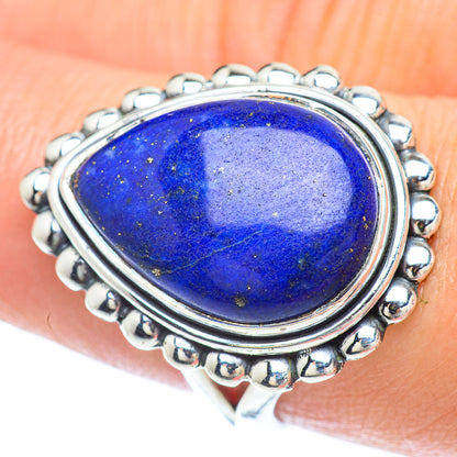 Lapis Lazuli Rings handcrafted by Ana Silver Co - RING55936