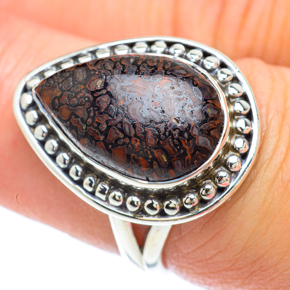 Dinosaur Bone Rings handcrafted by Ana Silver Co - RING55945