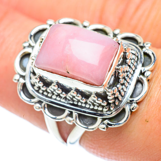 Pink Opal Rings handcrafted by Ana Silver Co - RING55952