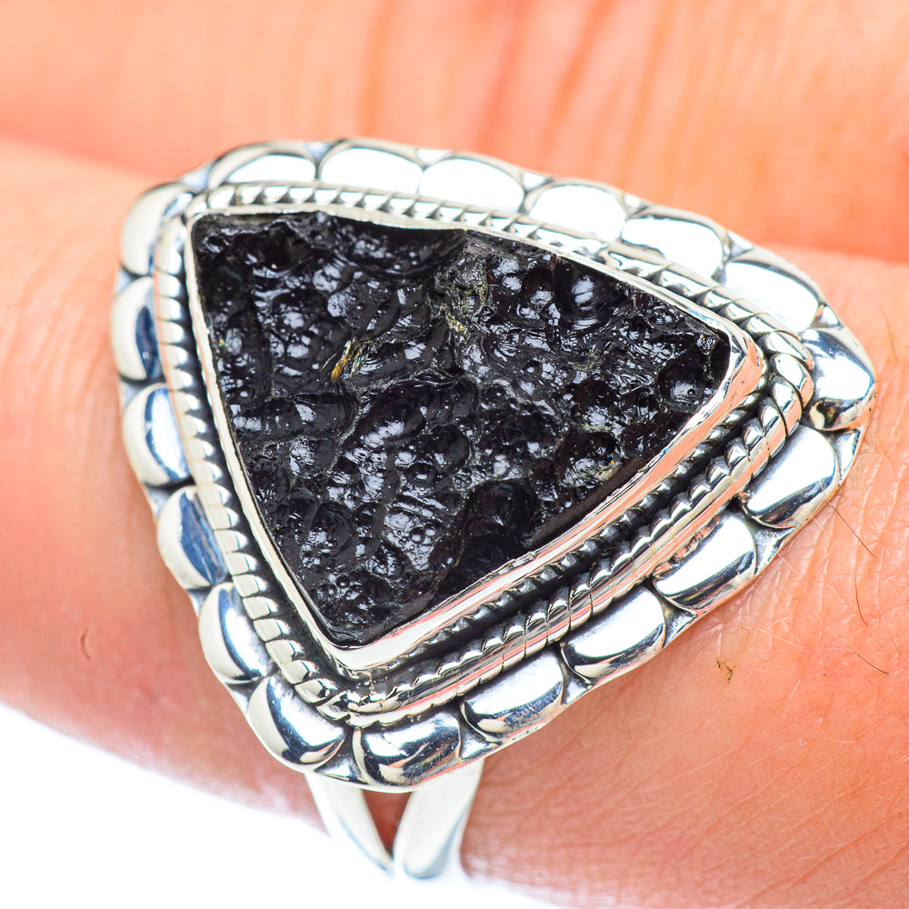 Tektite Rings handcrafted by Ana Silver Co - RING55958