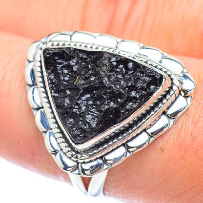 Tektite Rings handcrafted by Ana Silver Co - RING55958