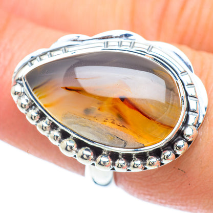Montana Agate Rings handcrafted by Ana Silver Co - RING55975